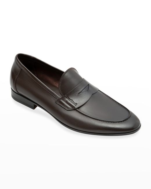 Paul Stuart Harlan Leather Penny Loafers
