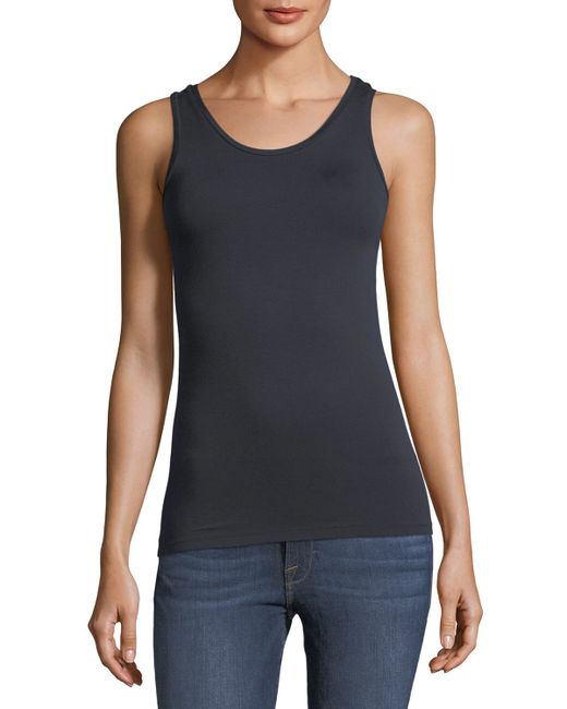 Majestic Filatures Soft Touch Scoop-Neck Tank