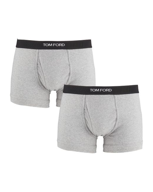 Tom Ford 2-Pack Solid Jersey Boxer Briefs