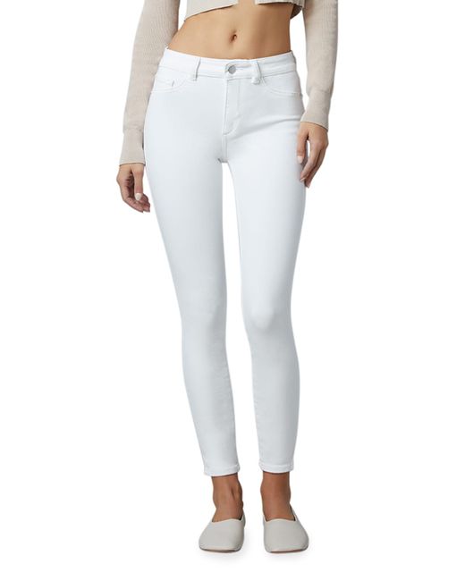 DL Premium Denim Florence Mid-Rise Skinny Ankle Jeans