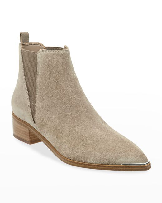 Marc Fisher LTD Yale Leather Pointed Chelsea Booties