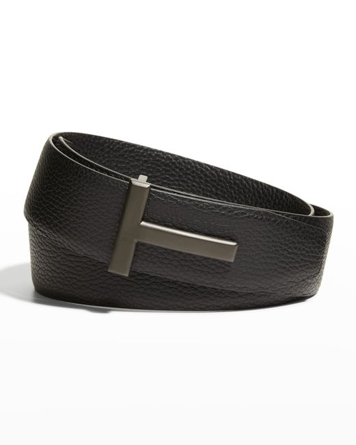 Tom Ford T-Buckle Leather Belt