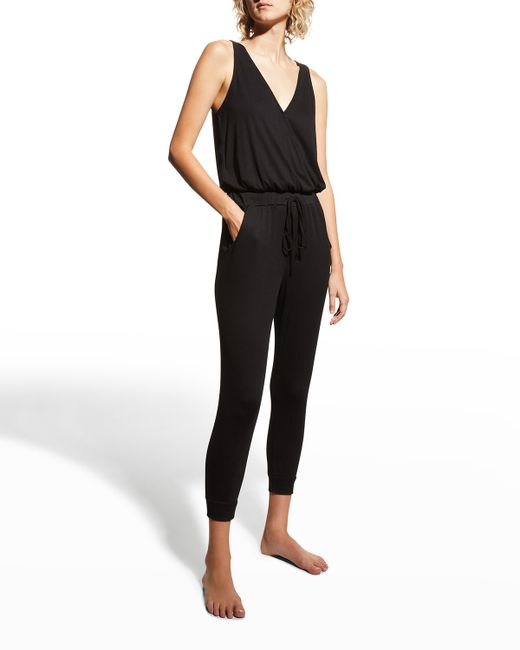 LBLC The Label Paylynn Ribbed Surplice Jumpsuit