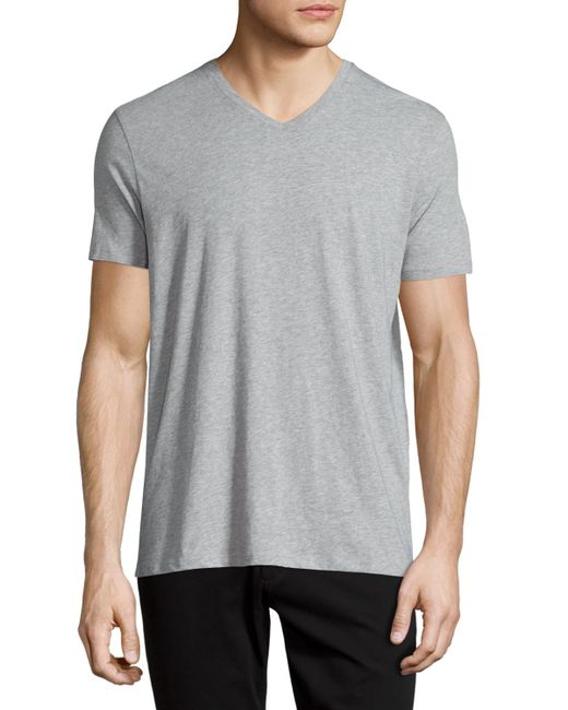 Vince Short-Sleeve V-Neck Jersey T-Shirt