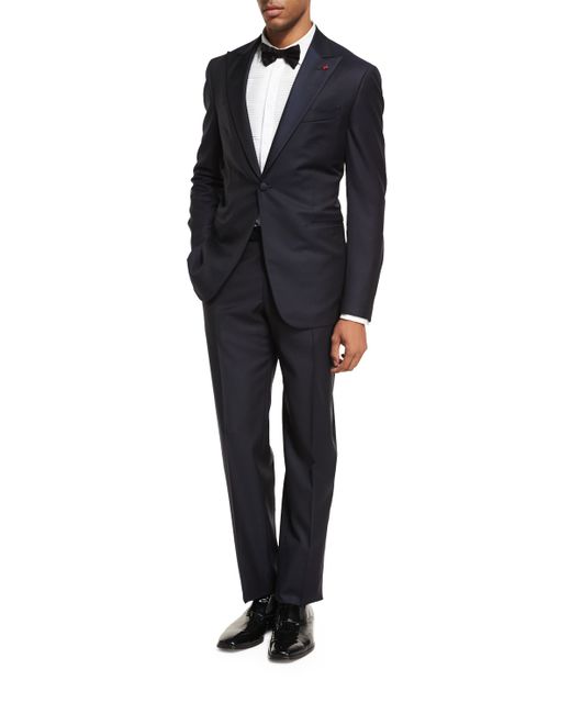 Isaia Two-Piece Tuxedo Suit Navy
