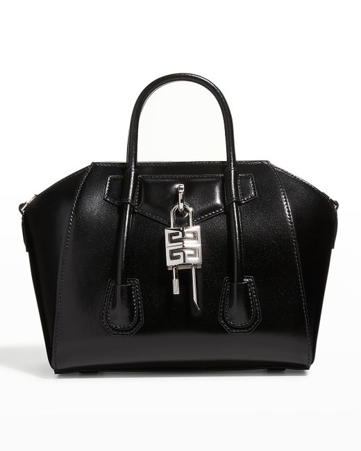 Givenchy Antigona Leather Lock Mini Satchel Bag
