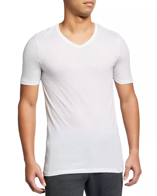 Hanro Cotton V-Neck T-Shirt