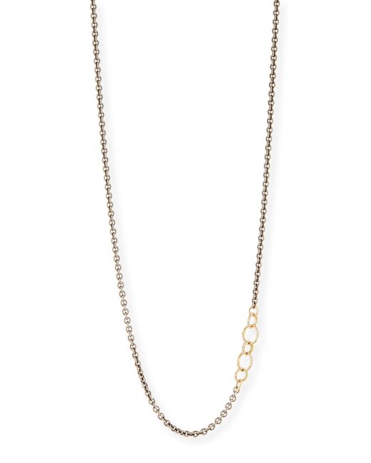 Armenta Old World Chain Necklace with Champagne Diamonds