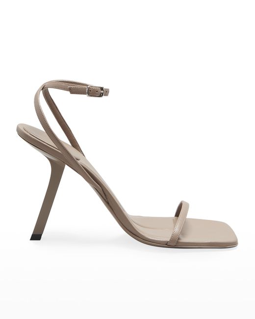 Balenciaga Void 80mm Ankle-Strap High-Heel Sandals