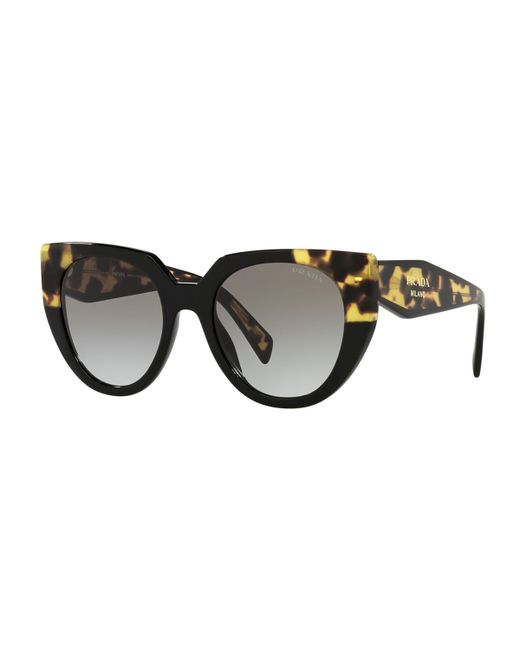 Prada Oversized Acetate Cat-Eye Sunglasses