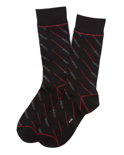 Cufflinks, Inc. Star Wars Red Lightsaber Socks
