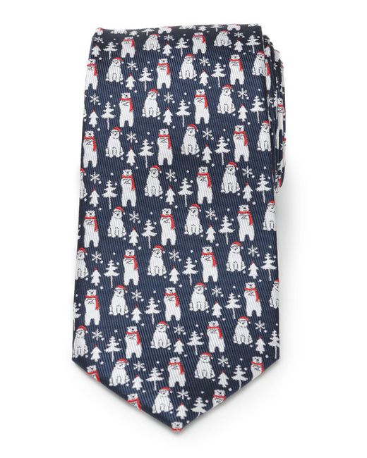 Cufflinks, Inc. Winter Polar Bear Silk Tie