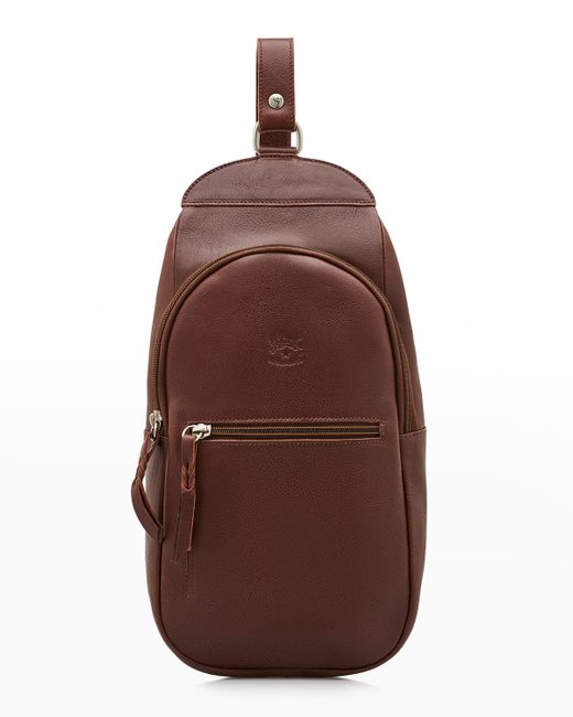 Il Bisonte Leather Sling Backpack