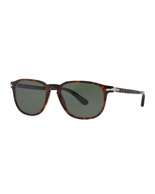Persol Square Patterned Acetate Sunglasses