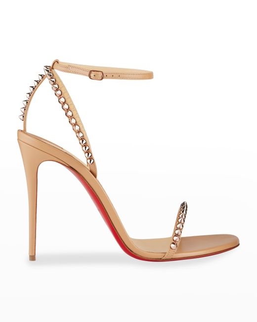 Christian Louboutin So Me Spike Sole Sandals