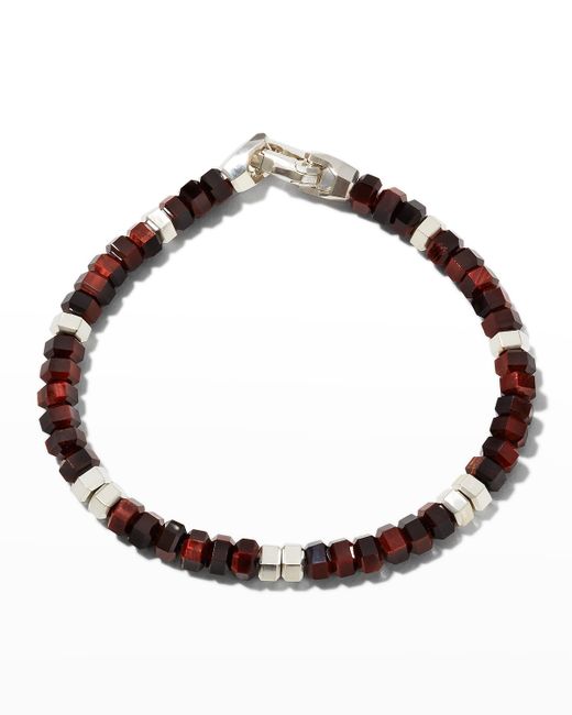 David Yurman 6mm Spiritual Beads Hex Bracelet