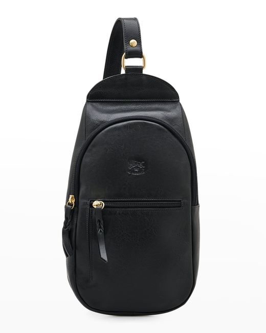 Il Bisonte Leather Sling Backpack