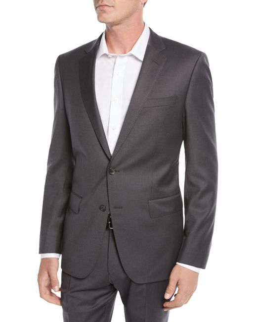 Boss Stretch-Wool Basic Two-Piece Suit