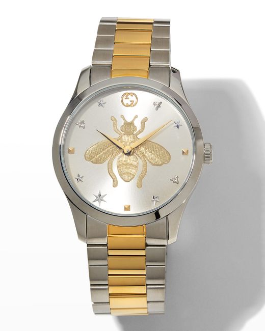 Gucci Bee Two-Tone Bracelet Watch