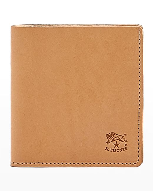 Il Bisonte Slim Bi-Fold Leather Wallet