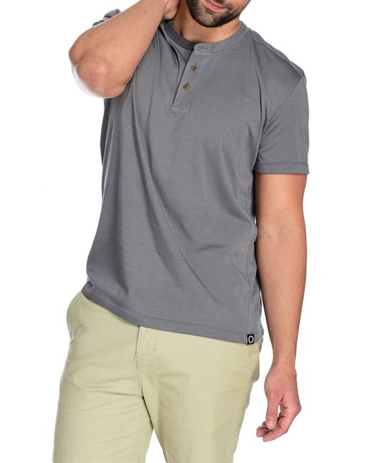 Fisher + Baker Parker Short-Sleeve Henley Shirt