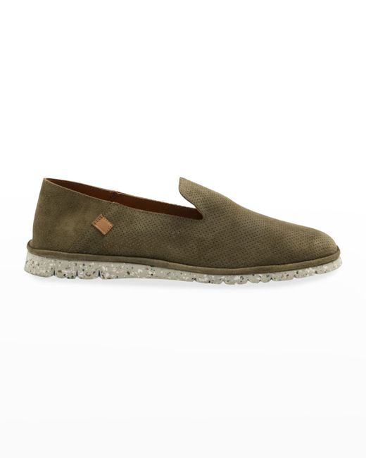 Rodd & Gunn Napier Street Perforated Suede Loafers