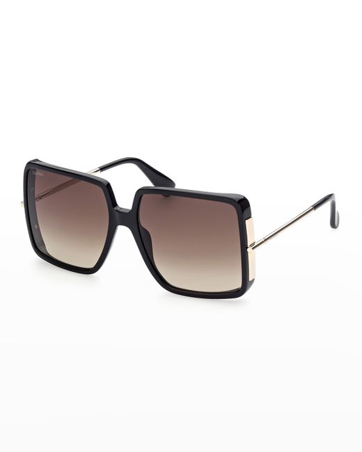 Max Mara Malibu Square Plastic Sunglasses