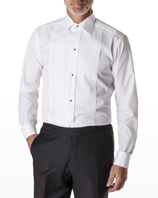 Eton Contemporary-Fit Pleated Bib Formal Shirt