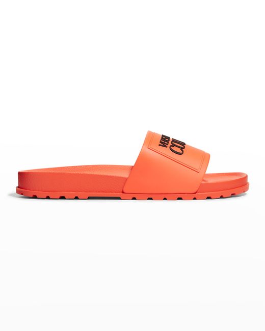 Versace Jeans Couture Institutional logo Pool Slide Sandals