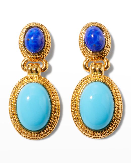 Ben-Amun Blue Drop Earrings