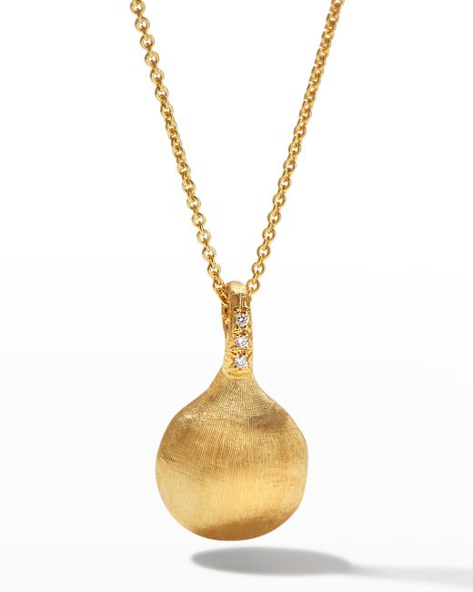 Marco Bicego 18K Africa Gold Pendant Necklace