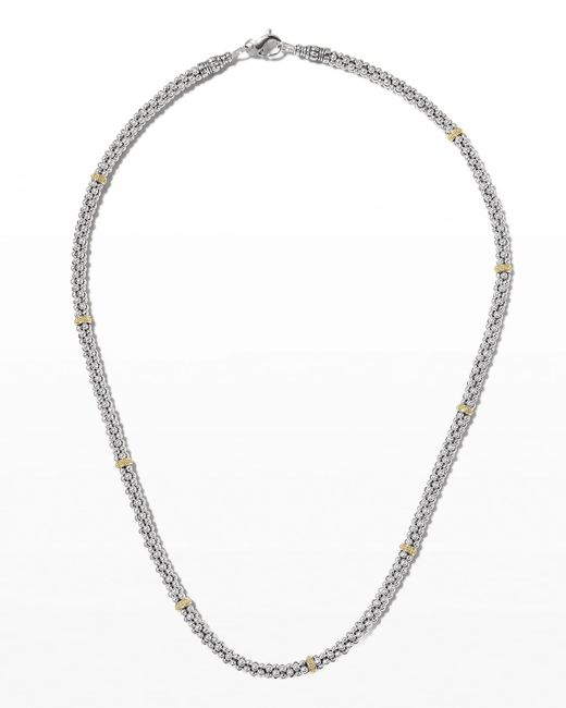 Lagos Caviar-Rope Necklace