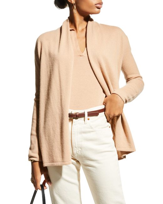 Neiman Marcus Cashmere Collection Cashmere Open-Front Cardigan