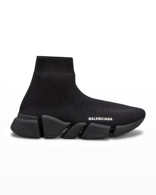Balenciaga Speed 2.0 Lurex Sock Sneakers