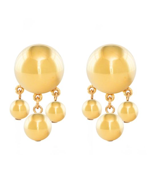 Ben-Amun Ball with Dangle Clip-On Earrings