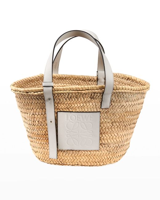 Loewe Woven Palm Basket Tote Bag