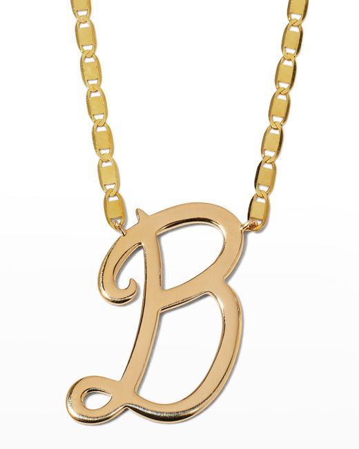 Lana Jewelry 14k Malibu Initial Necklace