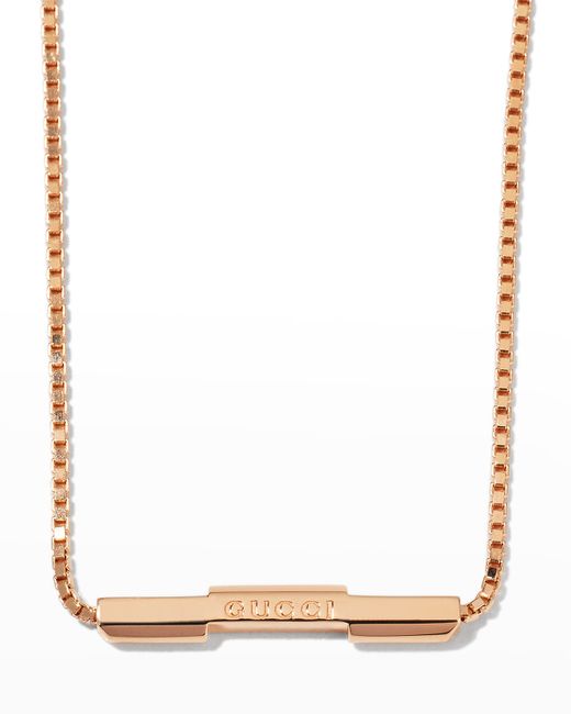 Gucci Link to Love Necklace in 18k Gold
