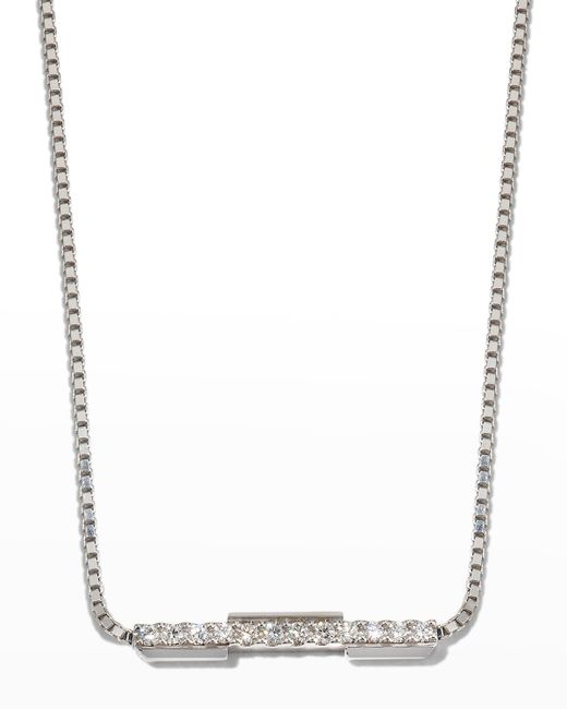 Gucci Link to Love Necklace in 18k Gold and Diamonds