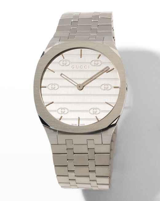 Gucci 38mm Stainless Steel Bracelet Watch