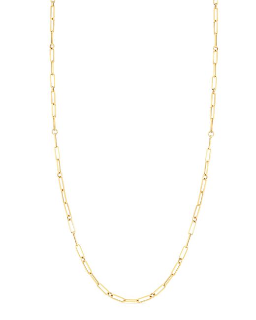Roberto Coin 18k Gold Paperclip Necklace 22L