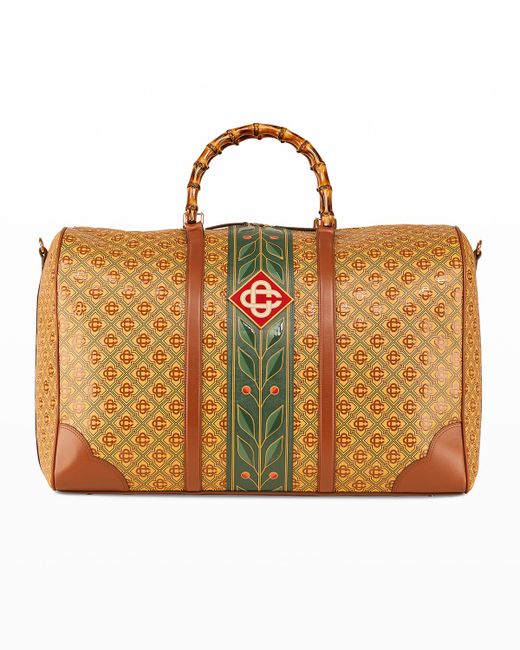 Casablanca Luxury Monogram Weekender Bag