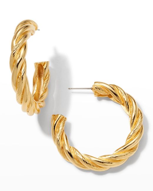 Ben-Amun Twisted Hoop Earrings