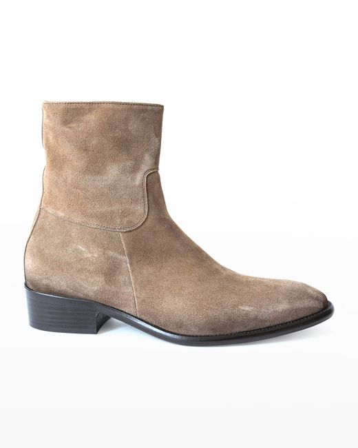Jo Ghost Paun Newman Suede Ankle Boots