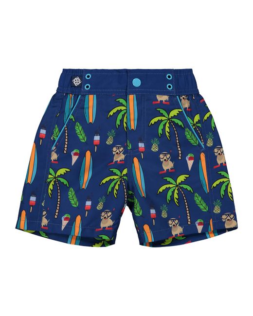 Andy & Evan Boys Beach Print Swim Shorts 3-24 Months