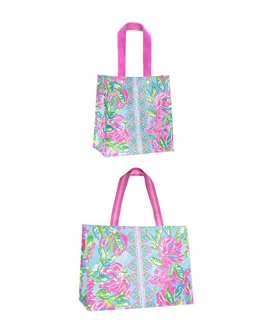 Lilly Pulitzer Market Tote Set