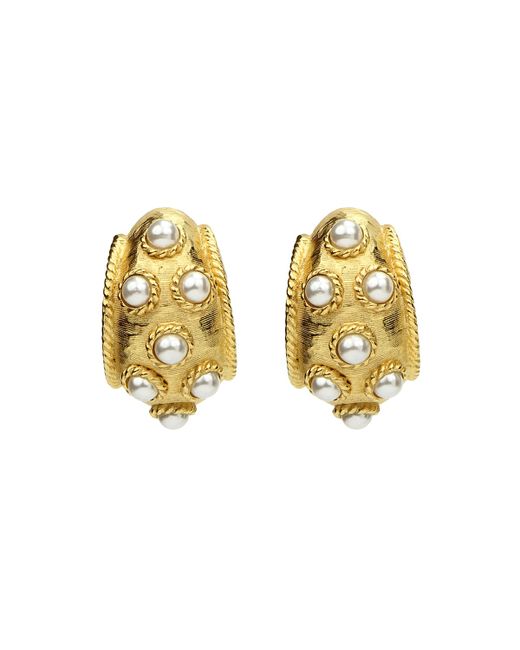 Ben-Amun Thick Pearly Earrings
