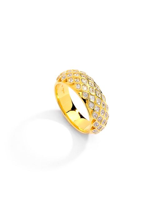 Syna 18k Gold Diamond Mogul Ring