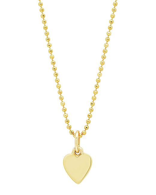 Jennifer Meyer 18k Heart Charm Necklace
