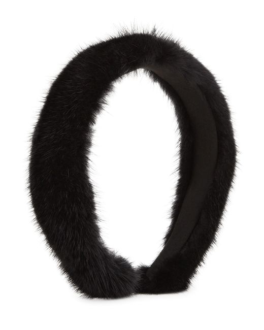 Surell Accessories Mink Fur Hairband